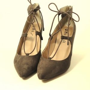 Unisa Suede lace up heels